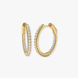 DIAMOND HOOP EARRINGS