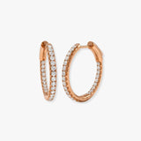 DIAMOND HOOP EARRINGS