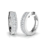 DIAMOND IN & OUT HOOP EARRINGS