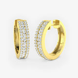 DIAMOND IN & OUT HOOP EARRINGS