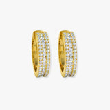 DIAMOND IN & OUT HOOP EARRINGS