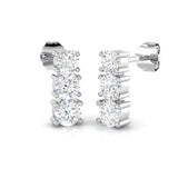 DIAMOND TRILOGY DROP EARRINGS