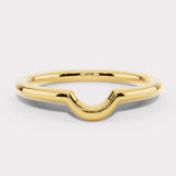 "Delya" Modern Shaped Dipped Centre Eternity Ring ET11