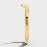 "Delya" Modern Shaped Dipped Centre Eternity Ring ET11
