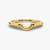 "Delya" Modern Shaped Dipped Centre Eternity Ring ET11