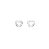 Diamond Amulet Heart Earrings Hot Diamonds