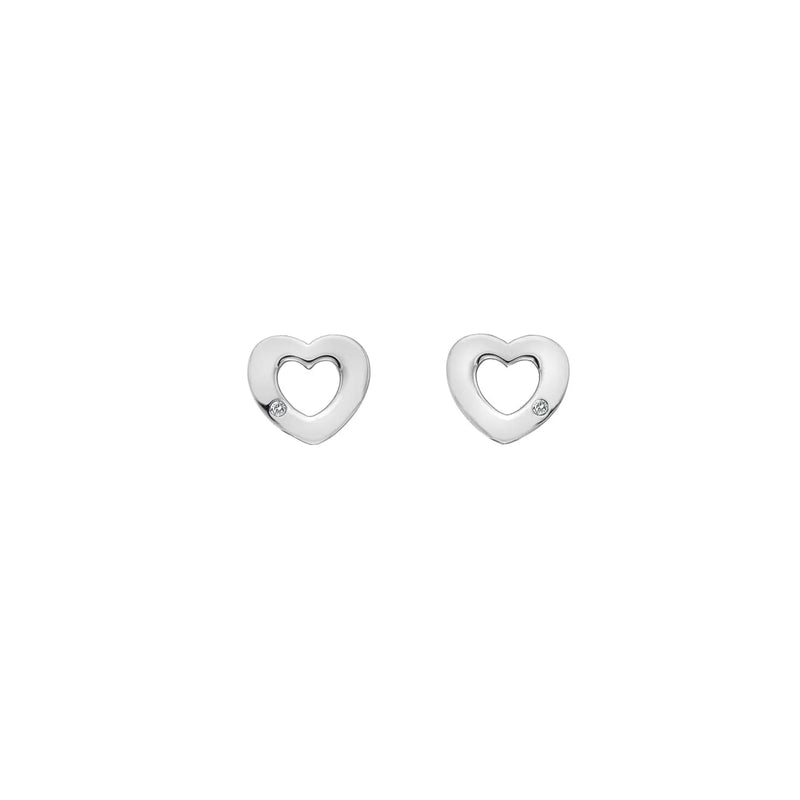 Diamond Amulet Heart Earrings Hot Diamonds
