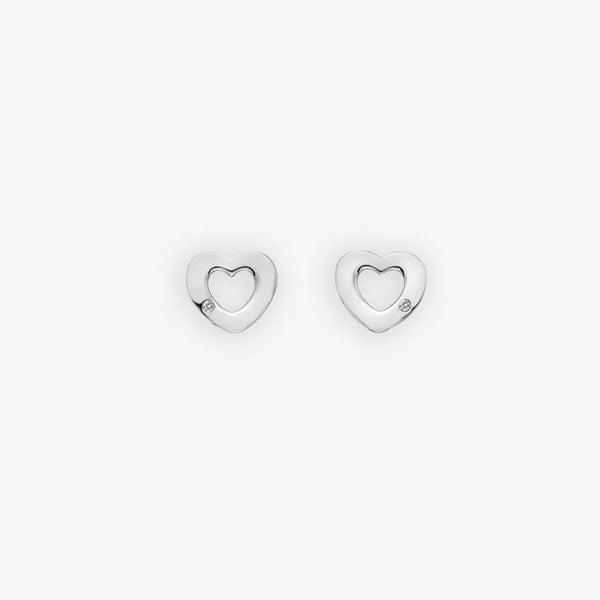 Diamond Amulet Heart Earrings Hot Diamonds