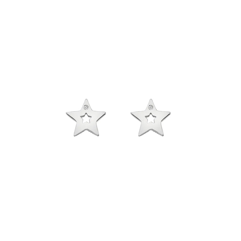 Diamond Amulet Star Earrings Hot Diamonds