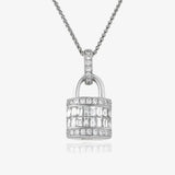 Diamond Cluster Lock Pendant HEERA DIAMONDS