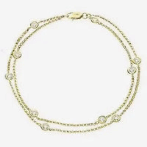 Diamond Double Chain Bracelet HEERA DIAMONDS