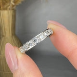 "Elaraine" 1.46 Carat Round Cut Natural Diamond Eternity Ring MDR3998