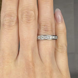"Elaraine" 1.46 Carat Round Cut Natural Diamond Eternity Ring MDR3998