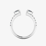 "Elaria" Pear Cut 0.6 Carat Diamond Eternity Ring ET86
