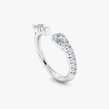"Elaria" Pear Cut 0.6 Carat Diamond Eternity Ring ET86