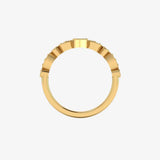 "Elisa" Sparkling Wishbone 0.20ct Diamond Eternity Ring ET70