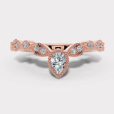 "Elisa" Sparkling Wishbone 0.20ct Diamond Eternity Ring ET70