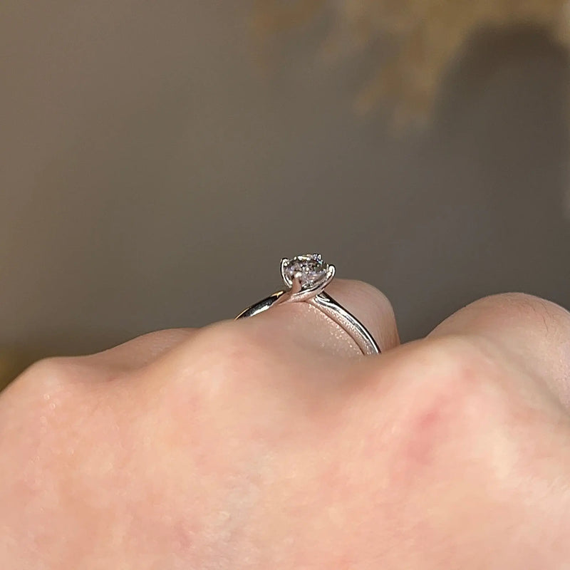 "Elle" Solitaire Marquise Cut Diamond Engagement Ring SSMC06 - HEERA DIAMONDS