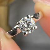 "Elowyn" 0.50 Carat Round Cut Natural Diamond Solitaire Engagement Ring MDC338