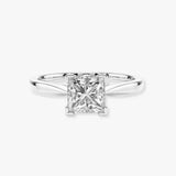 "Elsa" 1 Carat Solitaire Princess Cut Diamond Engagement Ring SSPC02