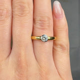 "Elysant" 0.35 Carat  Round Cut Natural Diamond Solitaire Engagement Ring MDR1960