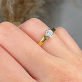 "Elysant" 0.35 Carat  Round Cut Natural Diamond Solitaire Engagement Ring MDR1960