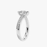 "Emmy" 1 Carat Pear Cut Diamond Grain Set Diamond Band DSPS04