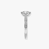 "Emmy" 1 Carat Pear Cut Diamond Grain Set Diamond Band DSPS04