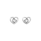 Enchanting Encased Earrings Hot Diamonds