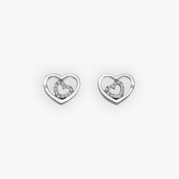Enchanting Encased Earrings Hot Diamonds