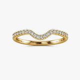 "Esme" U Shaped Micro Set 0.30ct Diamond Eternity Ring ET43