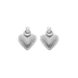 Essence Heart Stud Earrings Hot Diamonds