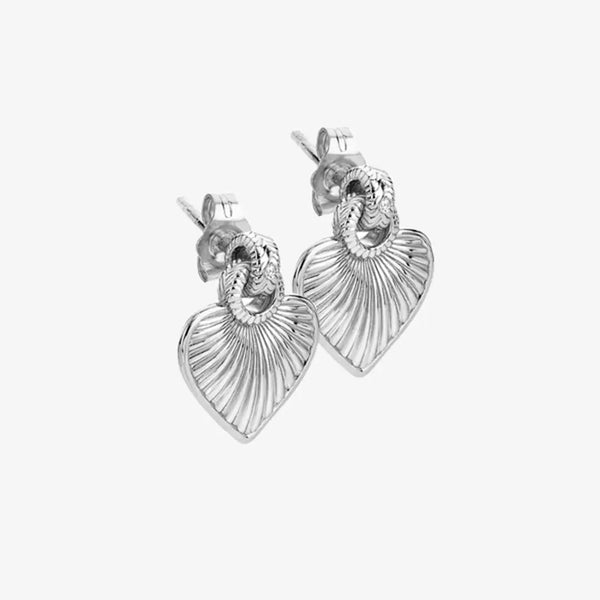 Essence Heart Stud Earrings Hot Diamonds