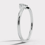 "Evie" Dainty 0.10ct Diamond Shaped Eternity Band ET20