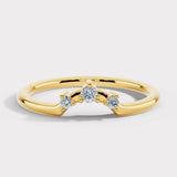 "Evie" Dainty 0.10ct Diamond Shaped Eternity Band ET20