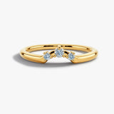 "Evie" Dainty 0.10ct Diamond Shaped Eternity Band ET20