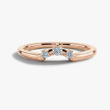 "Evie" Dainty 0.10ct Diamond Shaped Eternity Band ET20