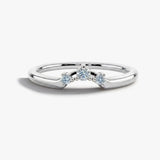 "Evie" Dainty 0.10ct Diamond Shaped Eternity Band ET20