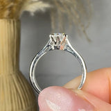 "Evoriah" 0.52 Carat Round Cut Natural Diamond Solitaire Engagement Ring MDR3921