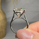 "Evyra" 10.2 Carat Round Cut Solitaire Lab Grown Diamond Engagement Ring HLR643 HEERA DIAMONDS