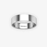 FLAT COURT WEDDING RING IN 5MM WIDTH HEERA WEDDS