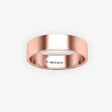 FLAT COURT WEDDING RING IN 5MM WIDTH HEERA WEDDS