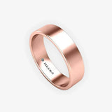 FLAT COURT WEDDING RING IN 5MM WIDTH HEERA WEDDS