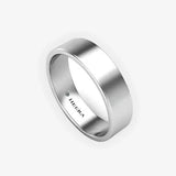 FLAT COURT WEDDING RING IN 5MM WIDTH HEERA WEDDS