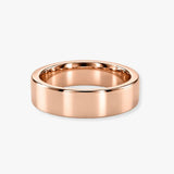 FLAT COURT WEDDING RING IN 5MM WIDTH