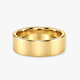 FLAT COURT WEDDING RING IN 7MM WIDTH