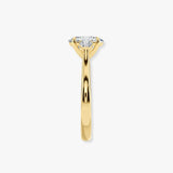 "Glenney" 2.5 Carat Three Stone Oval Cut with Pear Trilogy Engagement Ring