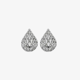 Glimmer White Topaz Stud Earrings Hot Diamonds