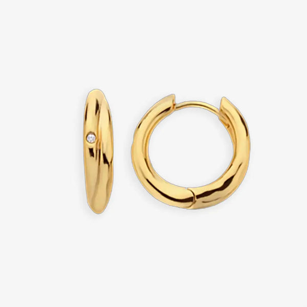 HD X JJ Aura Hoop Earrings Hot Diamonds