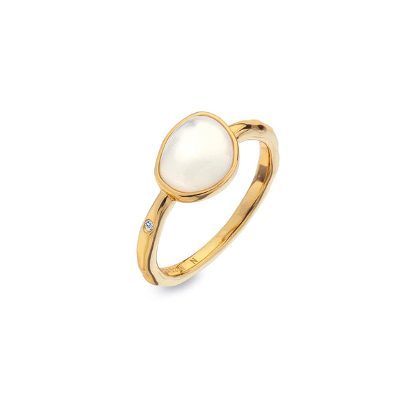 HD X JJ Calm Mother Of Pearl Ring XL HD X Golden Edit